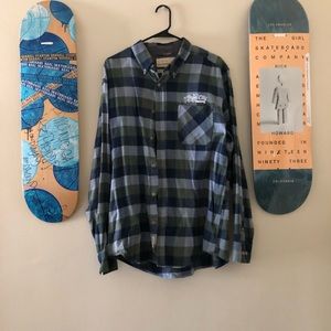 Angel City Brewery vintage weatherproof flannel.